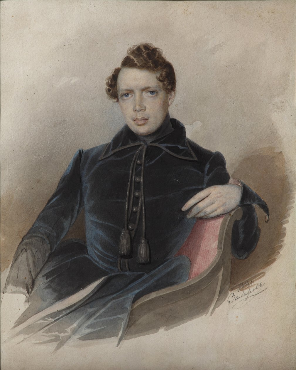 Portrett av Andrey Nikolaevich Muravyov 1806-1874, 1841 av Zakharov