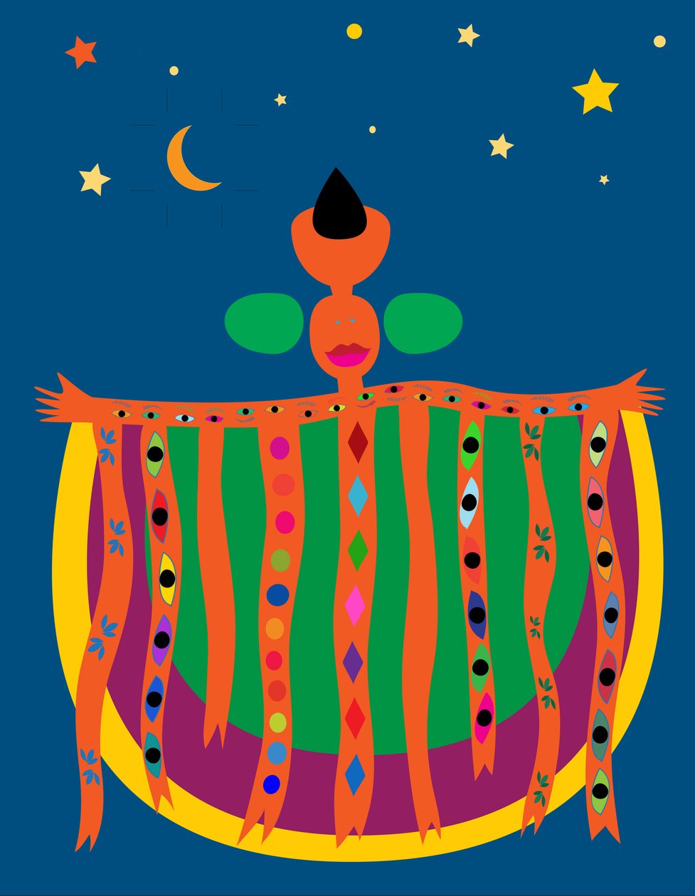 Natt AFRIKA, 2019 (digital) av Sabina Nedelcheva Williams
