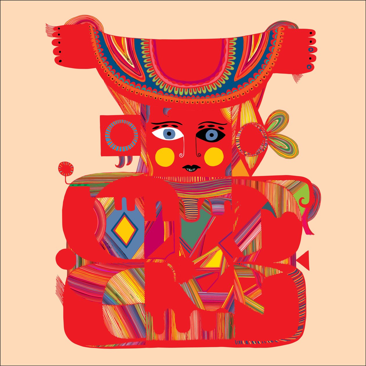 Russisk dukke, 2019 (digital) av Sabina Nedelcheva Williams