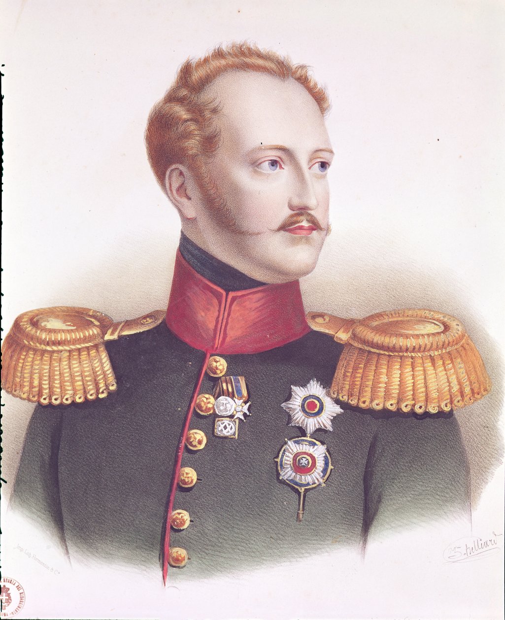 Portrett av Alexander I (1777-1825) av Zephirin Felix Jean Marius Belliard