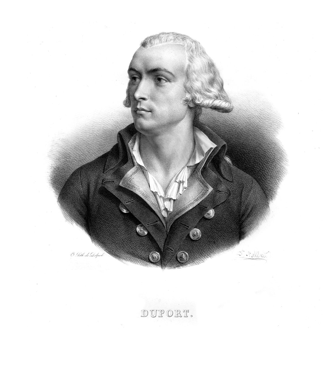 Adrien Duport, ca 1820-tallet. av Zephirin Felix Jean Marius Belliard