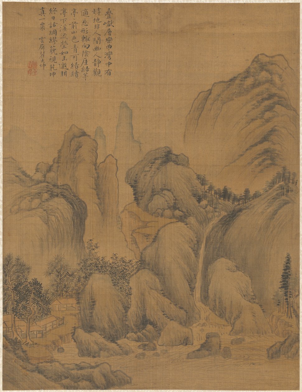 Landskap, 1775. av Zhai Dakun