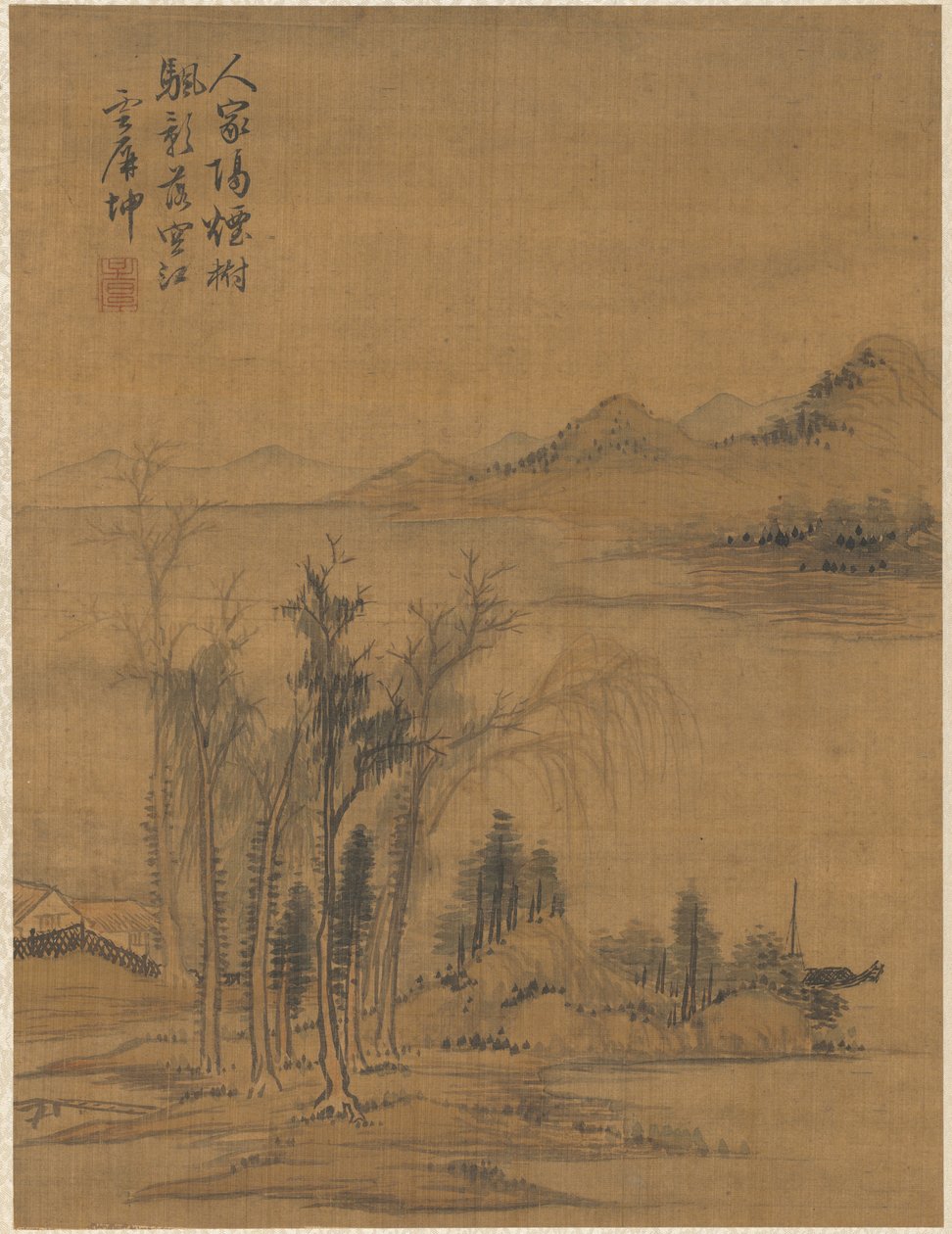 Landskap, 1775. av Zhai Dakun