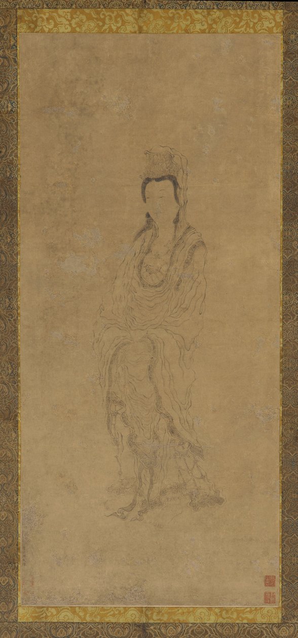 Stående Guanyin, 1600-tallet. av Zhang Hong