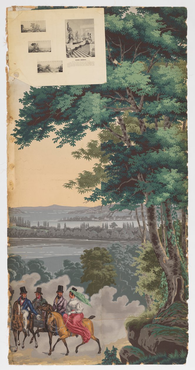 Naturskjønne Amerika av Zuber and Cie, Rixheim, Alsace