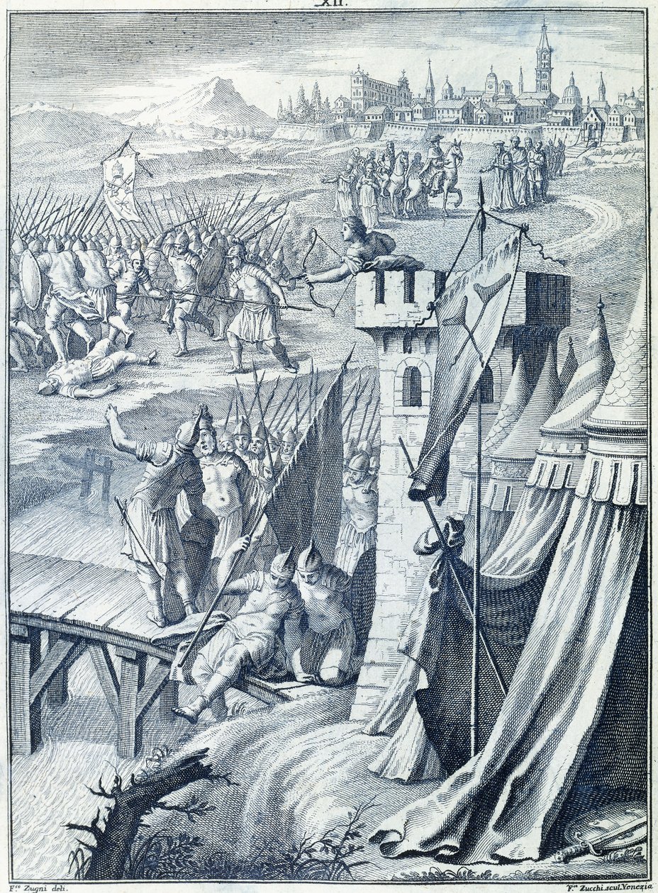 Plate XII fra "The Stolen Pail av Zucchi
