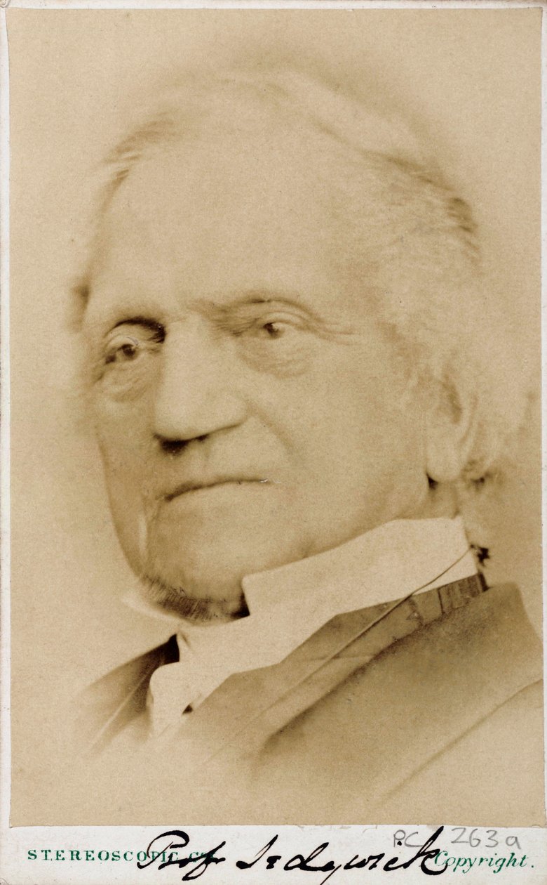 Adam Sedgwick, engelsk geolog, ca 1860 av Ferdinand Georg Waldmuller
