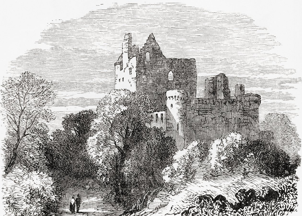 Craigmillar Castle, Edinburgh, Skottland. av . .