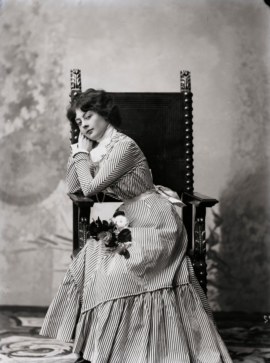Feminint portrett av Henry Charles Fehr