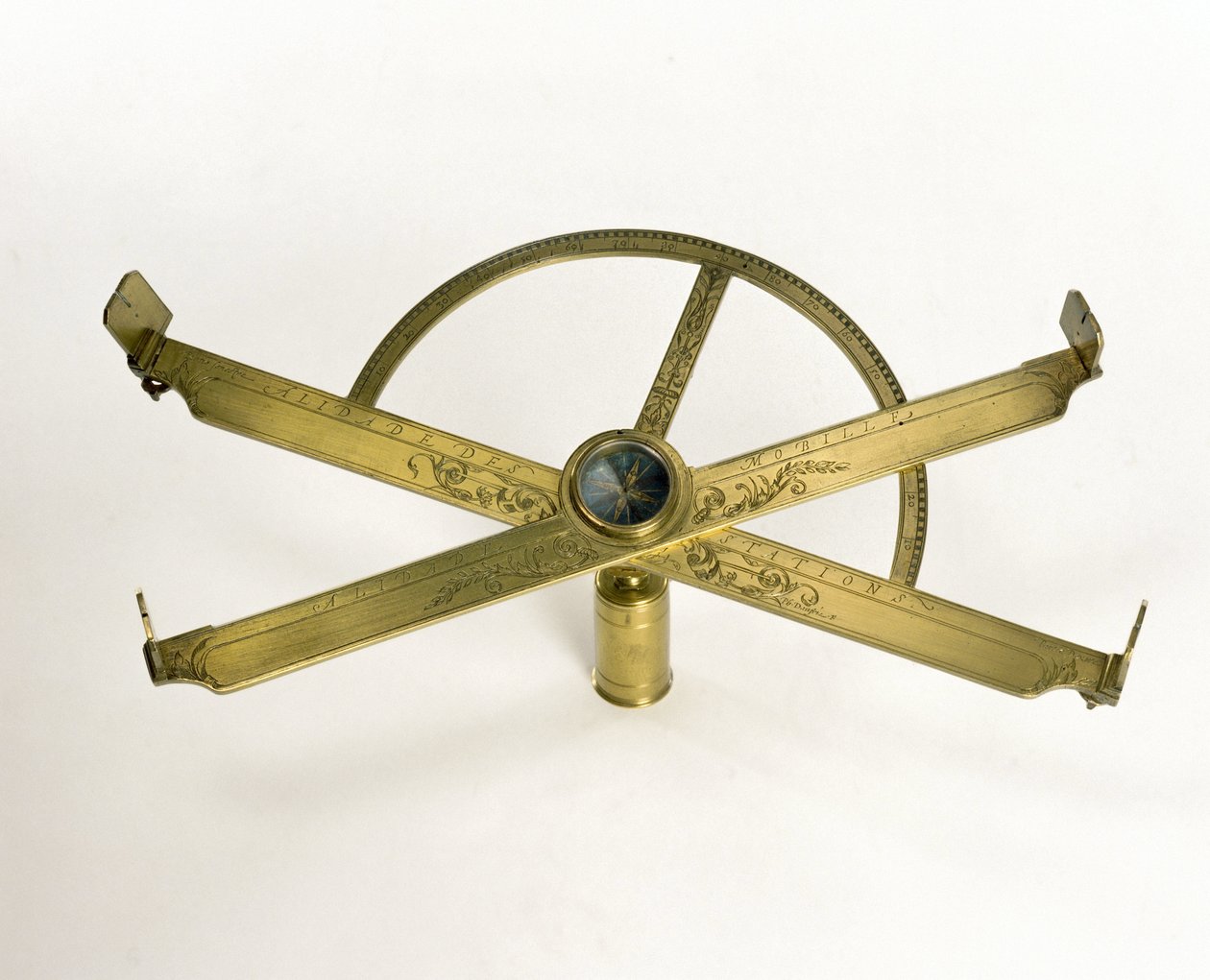 Grafometer-klinometer, c 1600 av Frederick (attr. to) Barnard