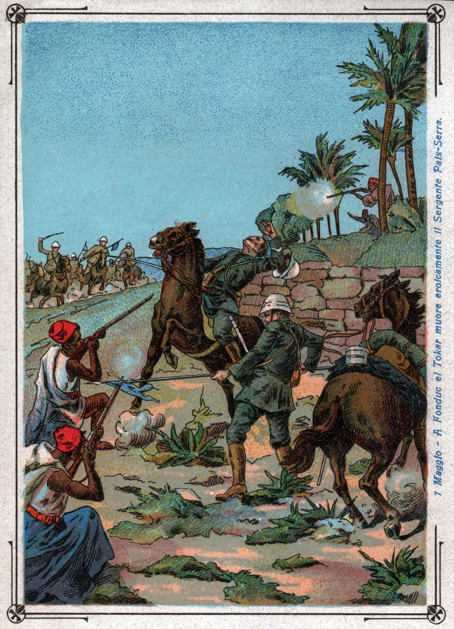 Tyrkisk italiensk krig. Kjemp tyrkisk krig. av Ferdinand Georg Waldmuller