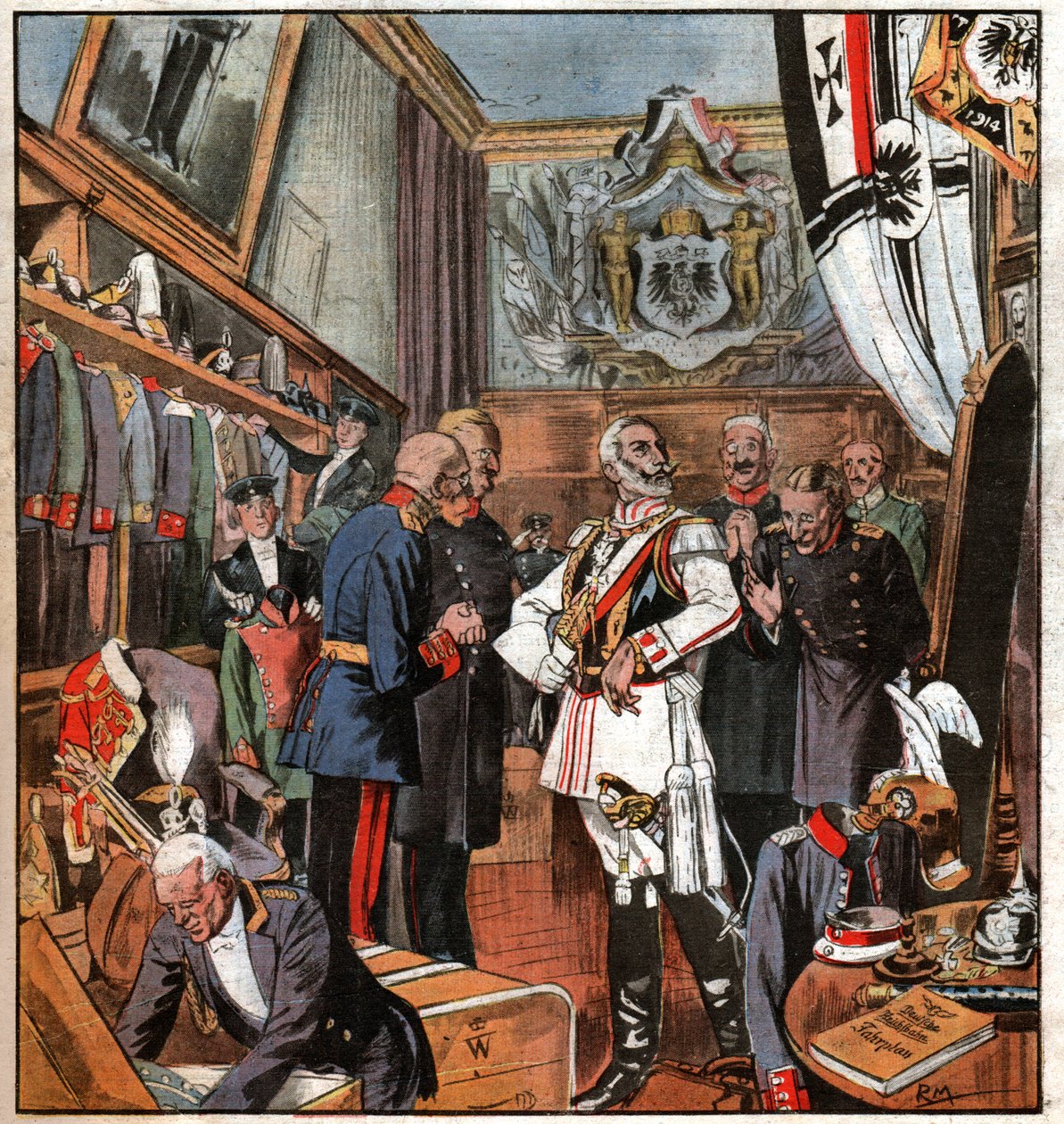 Guillaume II. Wilhelm II. av Ferdinand Georg Waldmuller