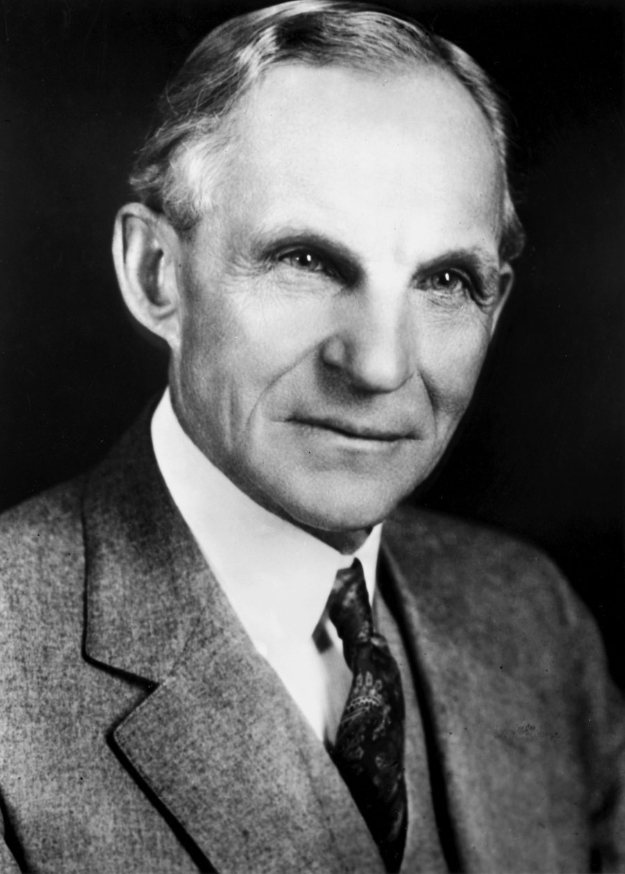 Henry Ford , amerikansk bilingeniør og produsent av Frederick (attr. to) Barnard