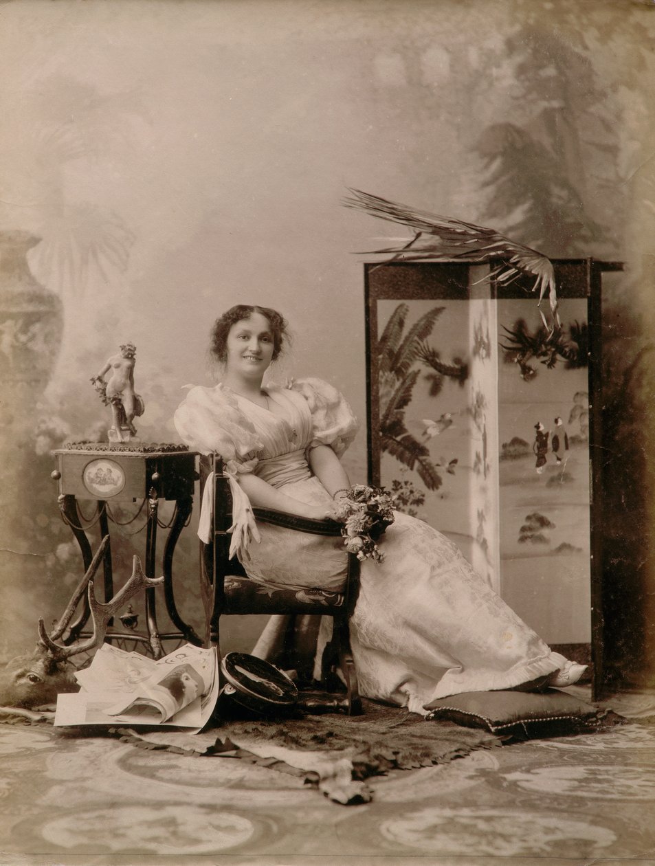 Lyrisk skuespillerinne - Teaterskuespillerinne av Henry Charles Fehr