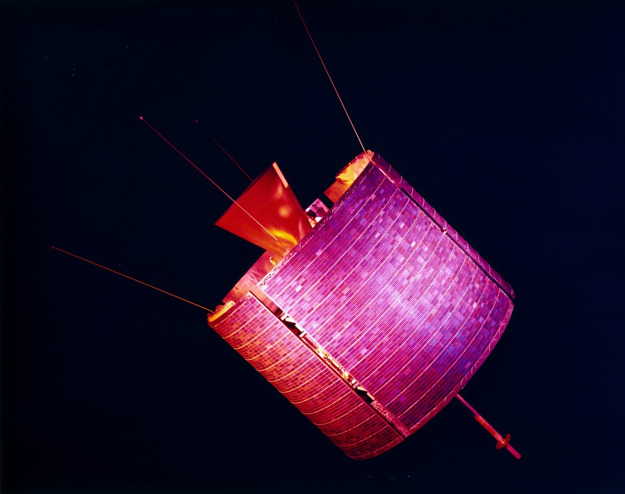 Satellitter, Militær, USA Early Bird-satellitten av Ferdinand Georg Waldmuller
