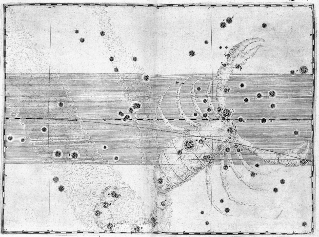 Stjernebildet Scorpius (Scorpio) av Frederick (attr. to) Barnard