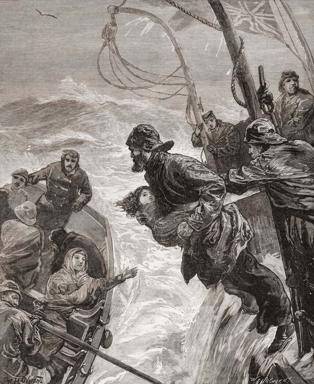 Tapet av dampskipet Clan Macduff av . .