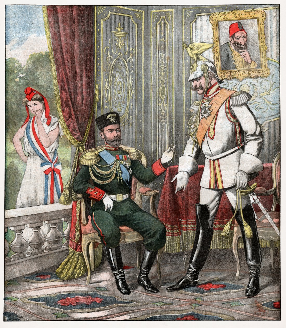 Wilhelm II og Nicholas II av . .