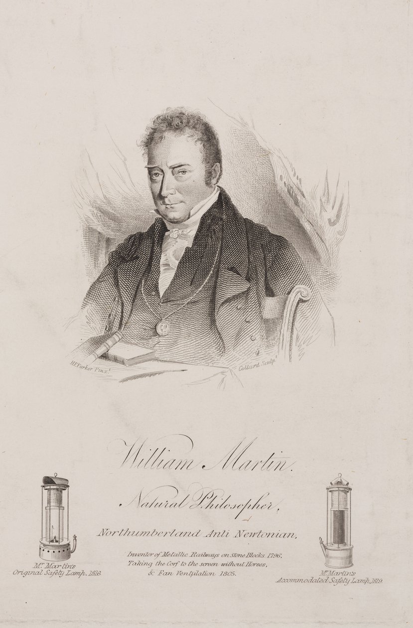 William Martin , engelsk poet og fysiker, ca 1820-tallet av Frederick (attr. to) Barnard