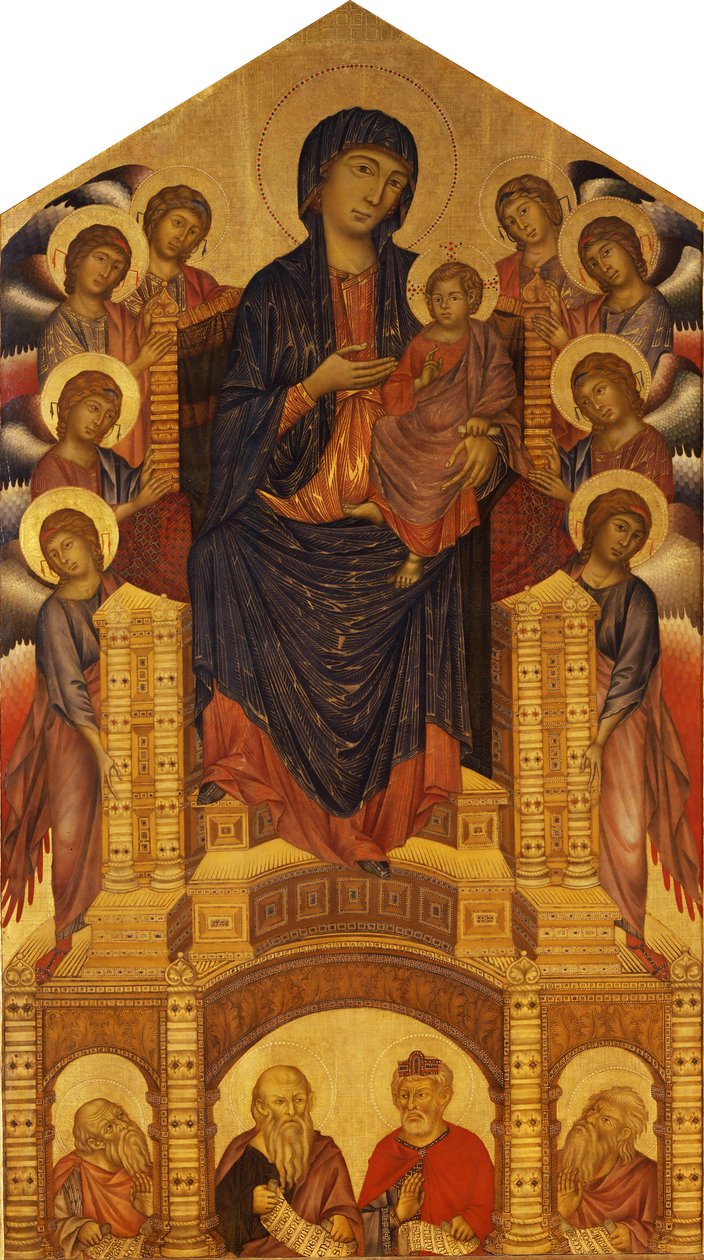 Majestet av Santa Trinita av Cimabue