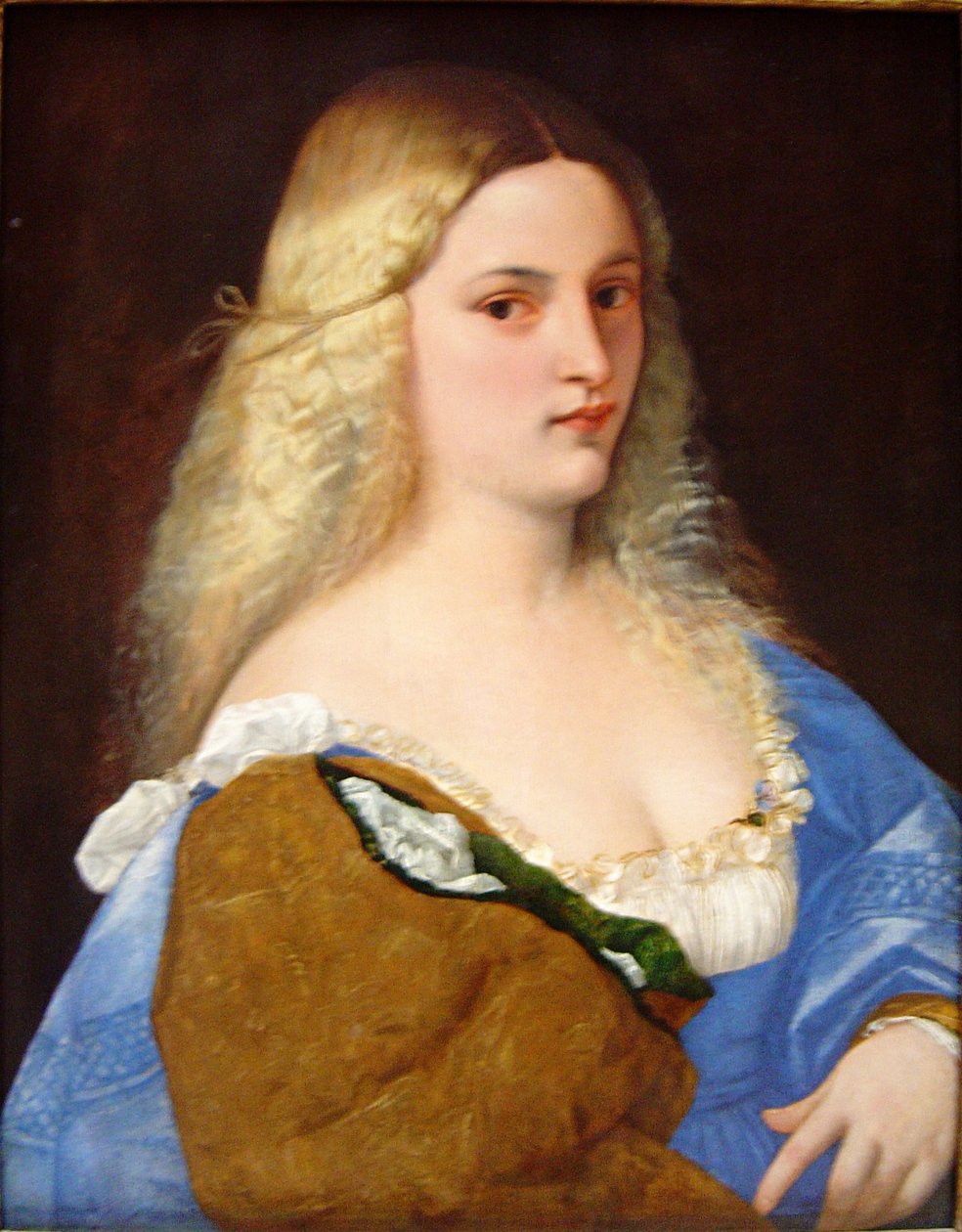 Violante (Den vakre katten) av Titian
