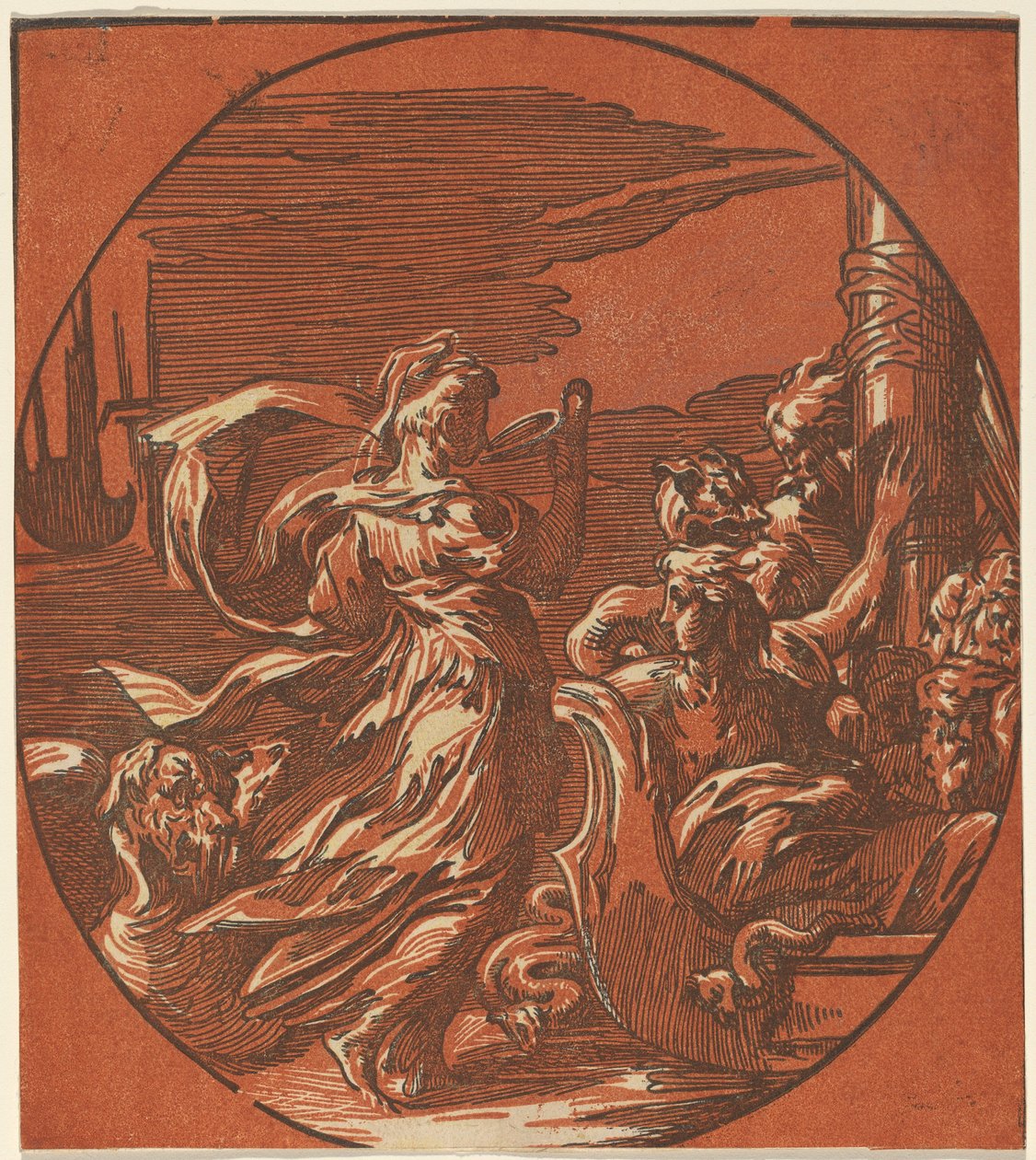 Circe av after Parmigianino