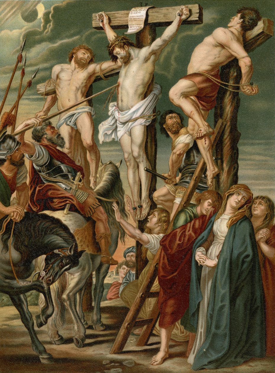 The Lance Thrust av after Peter Paul Rubens