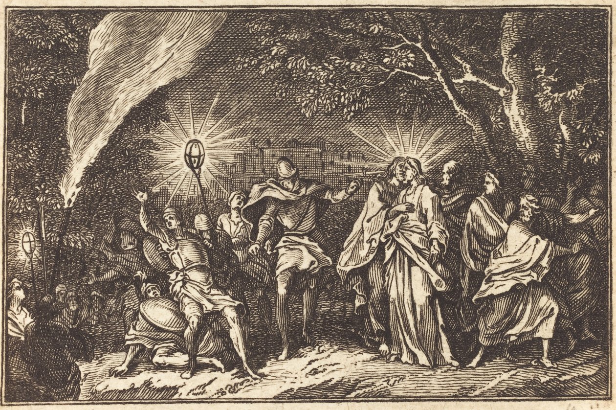 Forræderi mot Judas av after Sébastien Le Clerc I