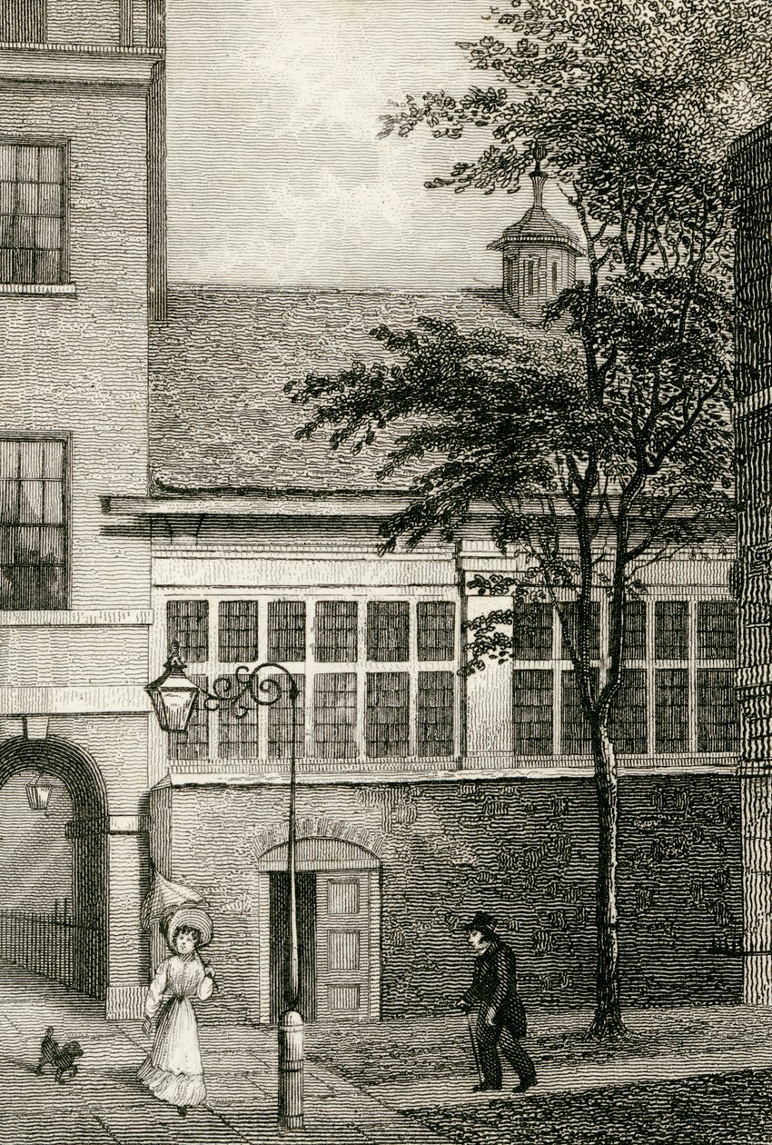 Barnards Inn Hall, 1830 av Thomas Hosmer after Shepherd