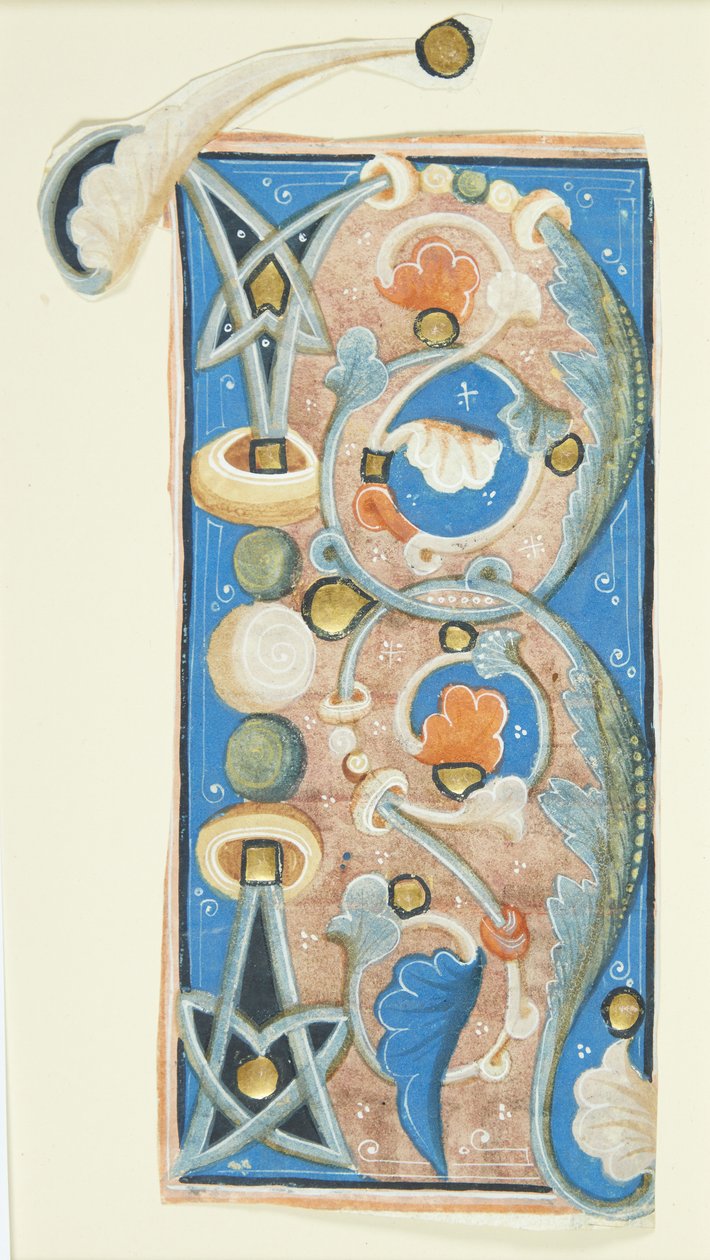 Ornamentert initial R. av after Ubekendt