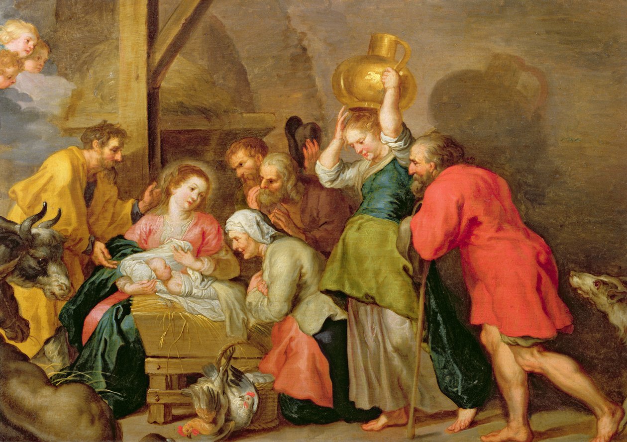 Tilbedelse av magiene av after Veronese