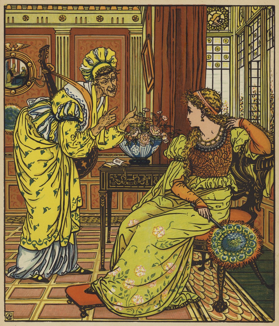 Feintise frister Belle-Etoile av after Walter Crane