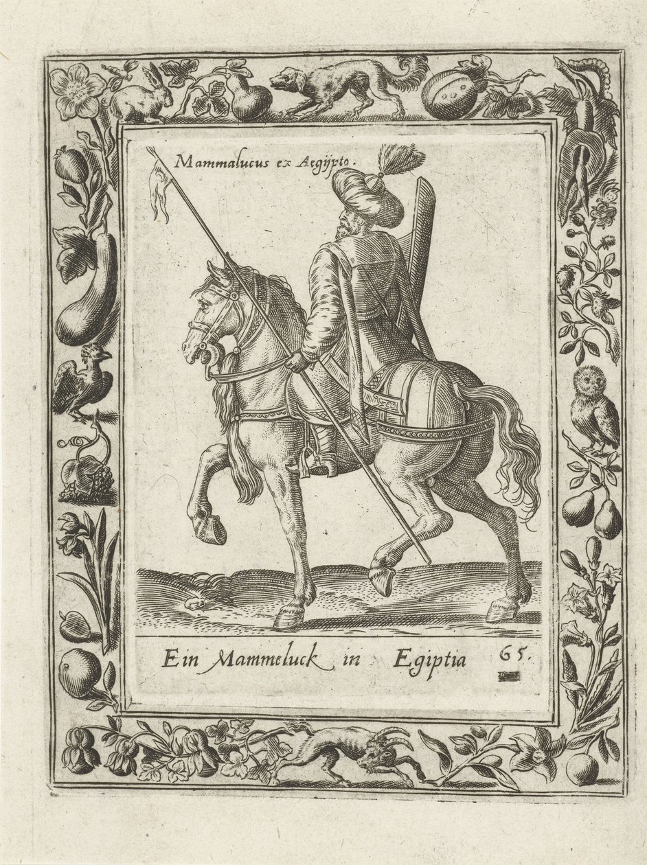 Mamluk til hest av anonymous (attributed to)