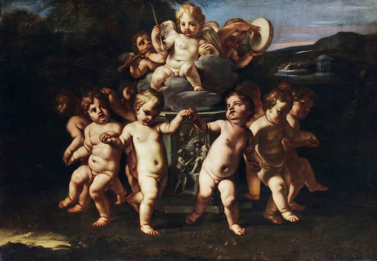 Der Triumph Amors av attributed to Carlo Cignani