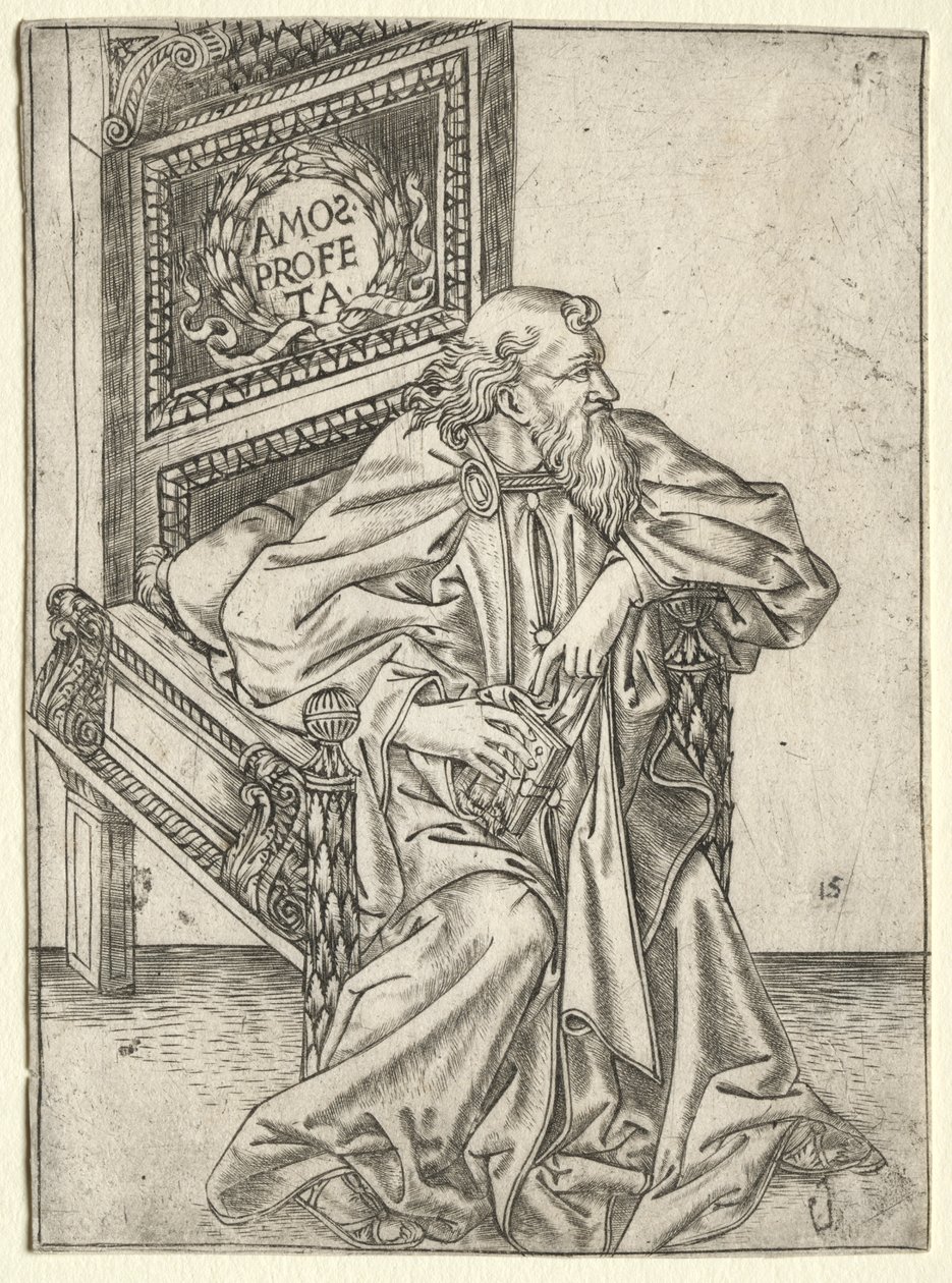 Profetene: Amos av attributed to Baccio Baldini