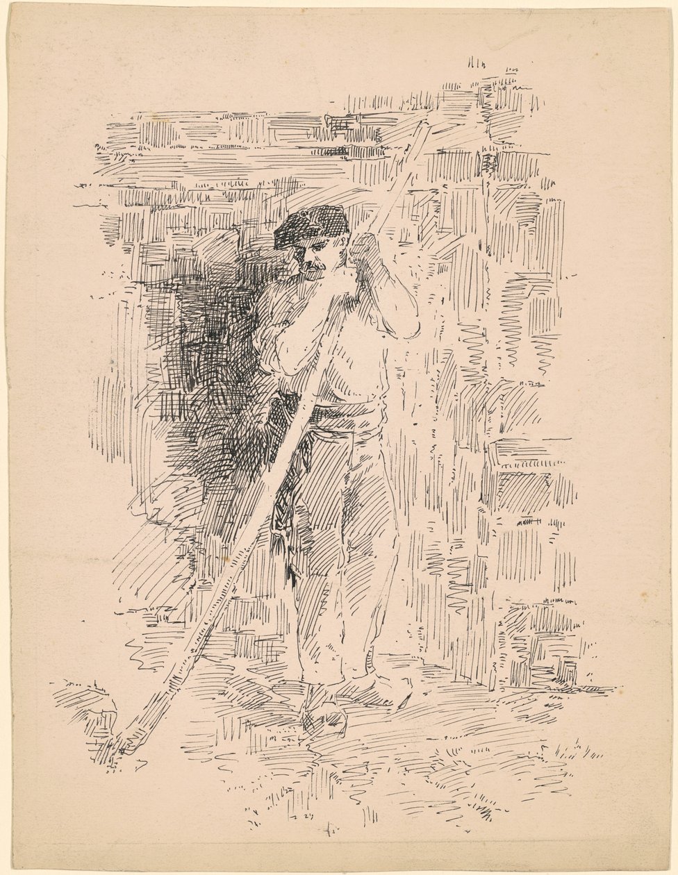 Bonde av attributed to Edward Moran