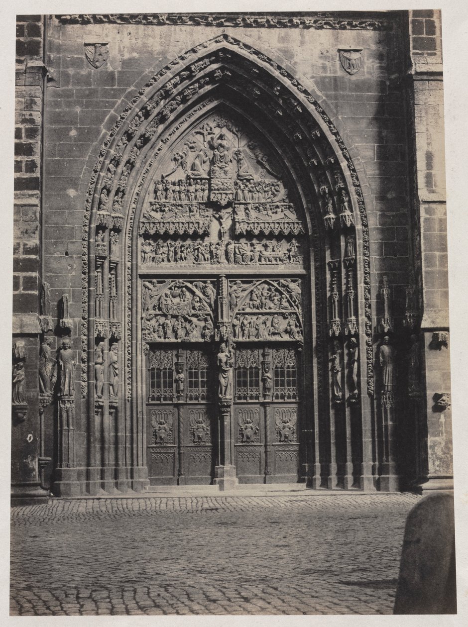 Inngang, St. Lorenz-katedralen, Nürnberg av attributed to Schrag