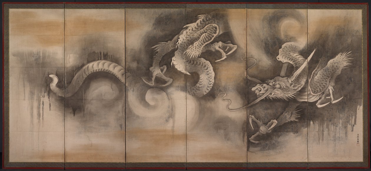 Drage av attributed to Soga Nichokuan