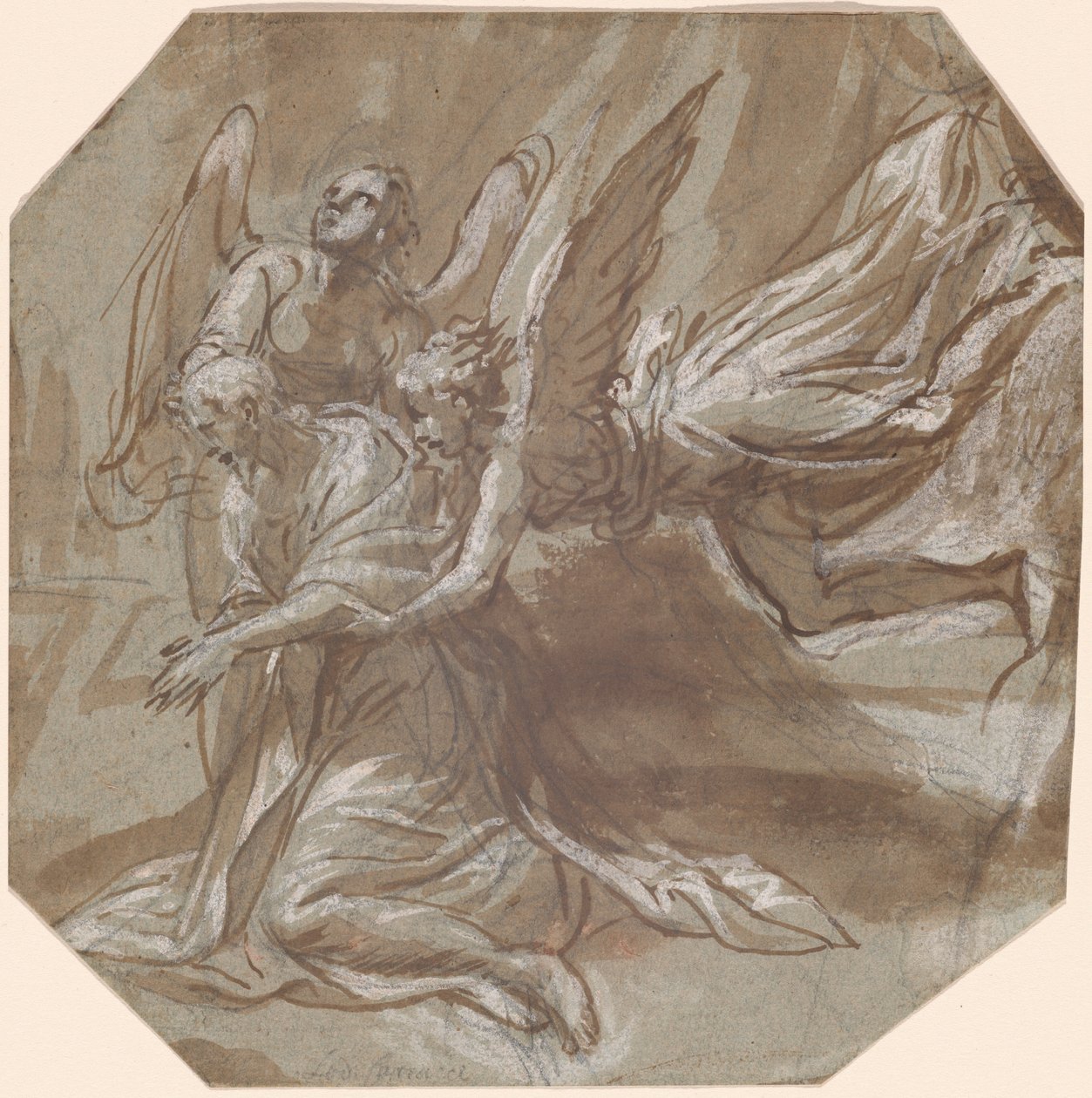 Kristus i Getsemane av called Bertoia Jacopo Zanguidi