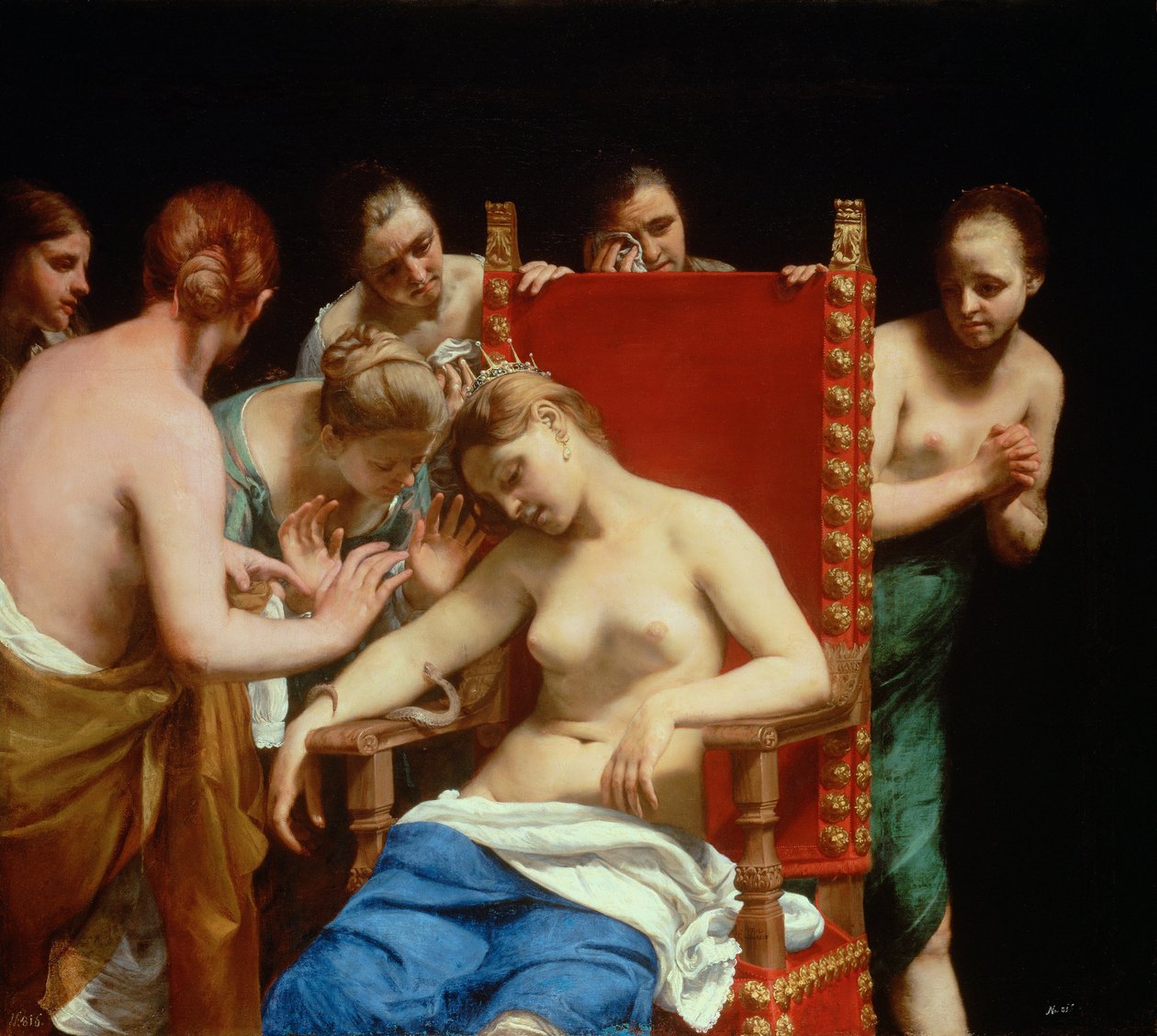 Kleopatras død av called Guido Canlassi Guido Cagnacci