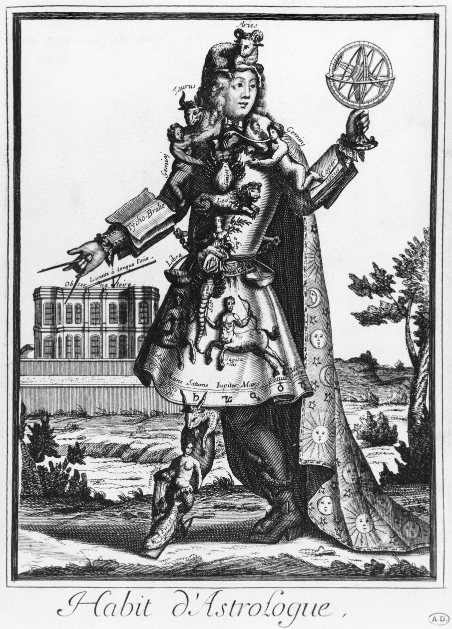 Kostyme for en astrolog av Nicolas II de Larmessin