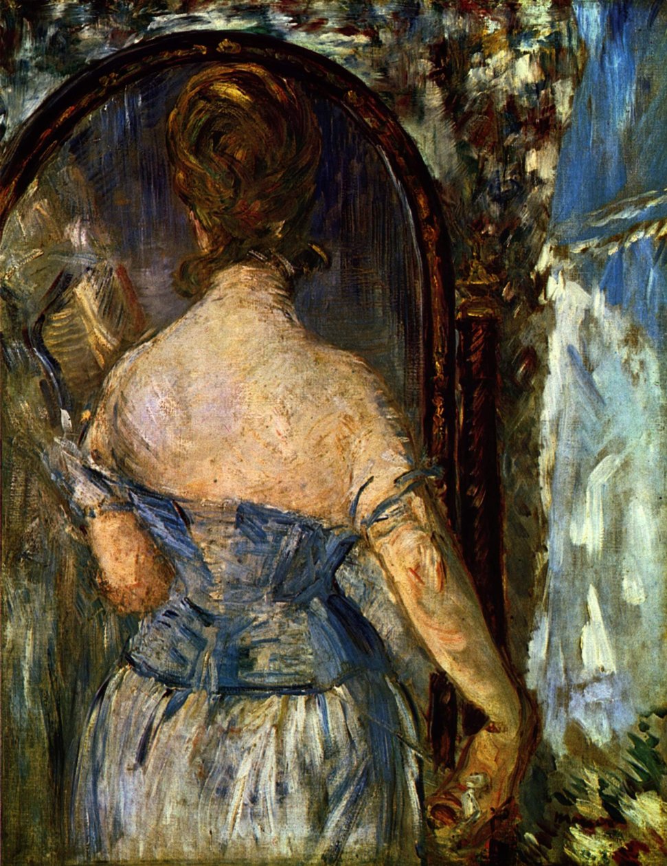 Foran speilet av Édouard Manet