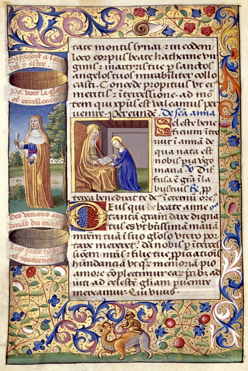Timer av Charles VIII 108V Saint Anne av Jacques de Besancon