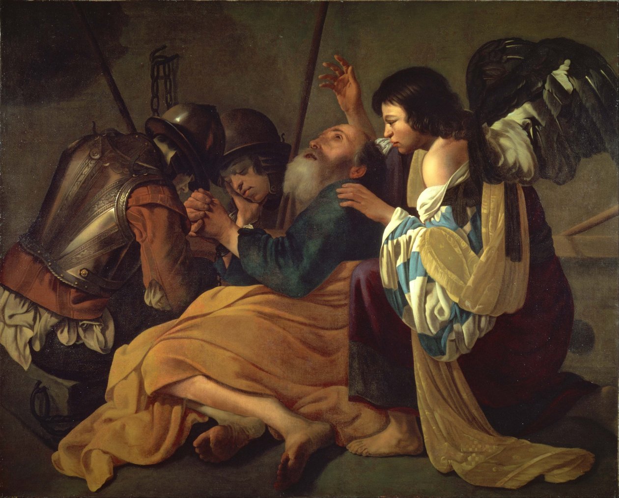Frigjøring av den hellige Peter av Hendrick ter Brugghen