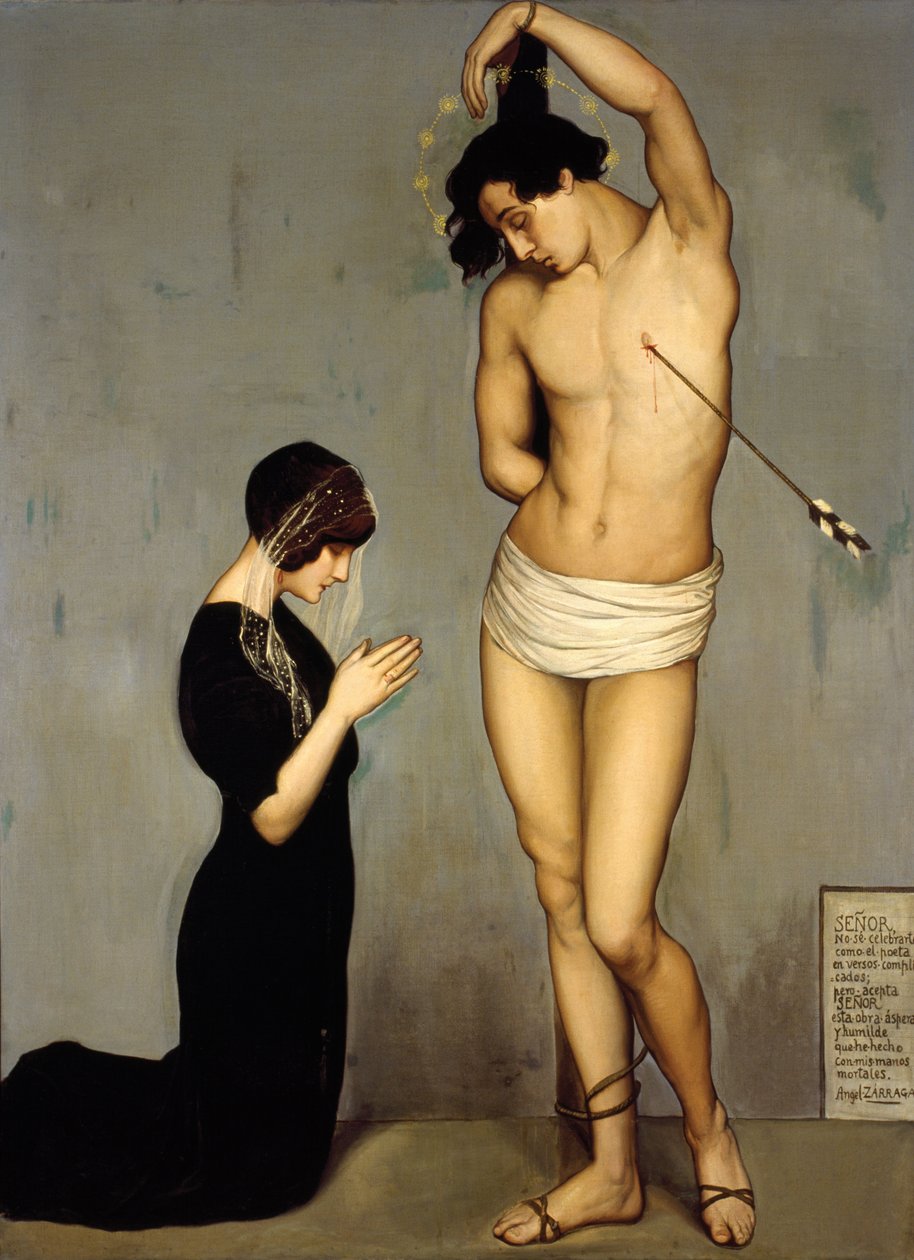 Tilbud på tilbud (Saint Sebastian) av Ángel Zárraga