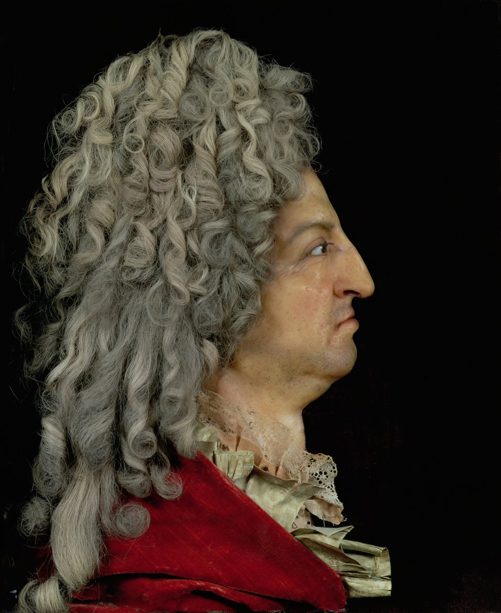 Ludvig XIV (1638–1715) 1706 (blandet media) av Antoine Benoist or Benoit du Cercle