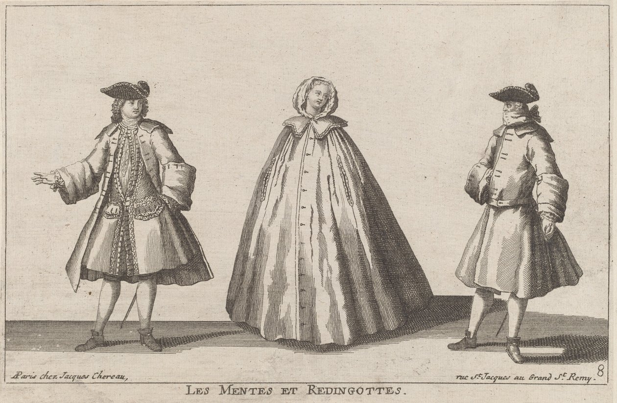 Mynter og Redingottes av published by Jacques Chéreau
