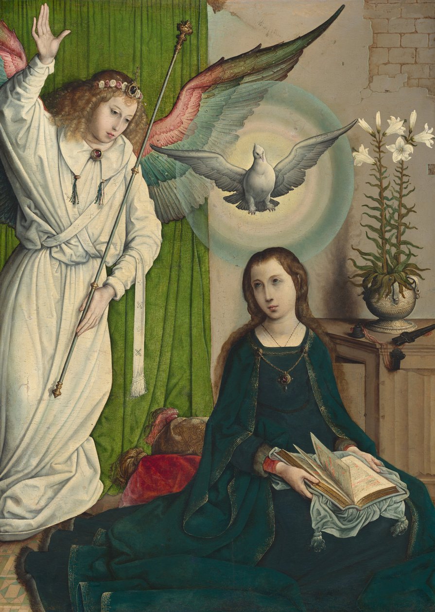 Bebudelsen, ca. 15081519. av the Elder Juan de Flandes