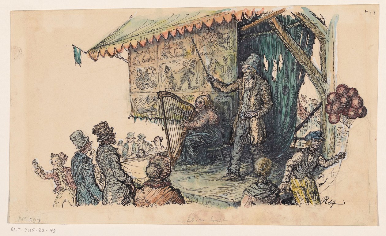 karnevalssanger av unknown (signed by artist)