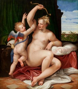 Venus avvæpner Amor, 1550-55